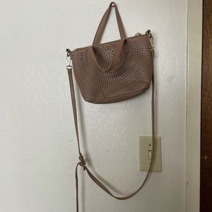 Tan Madison west bag